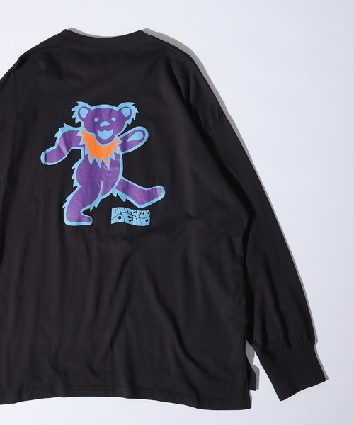 FUNALIVE(ファンアライブ)の「Grateful Dead long sleeve Tee / グレイトフルデッド オーバーサイズ ロングスリーブTシャツ(Tシャツ/カットソー・メンズ・チャコール/ホワイト系1/杢グレー/ブラック/ダークグリーン/ベージュ/オレンジ/オフホワイト/ブラック系1/ホワイト系2/チャコールグレー/ホワイト系3/ベージュ系1/パープル/ダークグリーン系1/ネイビー・M/L/XL)」の1枚目の写真
