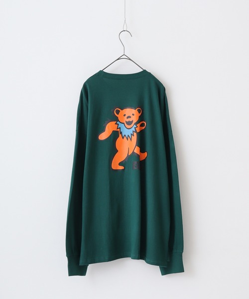 FUNALIVE(ファンアライブ)の「Grateful Dead long sleeve Tee / グレイトフルデッド オーバーサイズ ロングスリーブTシャツ(Tシャツ/カットソー・メンズ・チャコール/ホワイト系1/杢グレー/ブラック/ダークグリーン/ベージュ/オレンジ/オフホワイト/ブラック系1/ホワイト系2/チャコールグレー/ホワイト系3/ベージュ系1/パープル/ダークグリーン系1/ネイビー・M/L/XL)」の22枚目の写真