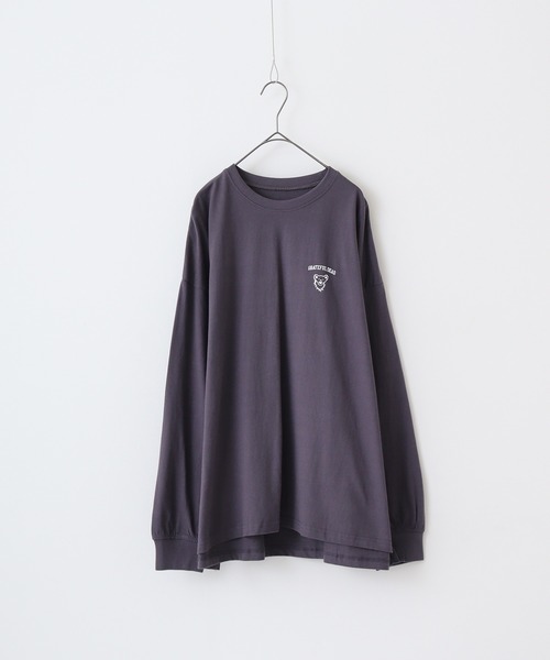 FUNALIVE(ファンアライブ)の「Grateful Dead long sleeve Tee / グレイトフルデッド オーバーサイズ ロングスリーブTシャツ(Tシャツ/カットソー・メンズ・チャコール/ホワイト系1/杢グレー/ブラック/ダークグリーン/ベージュ/オレンジ/オフホワイト/ブラック系1/ホワイト系2/チャコールグレー/ホワイト系3/ベージュ系1/パープル/ダークグリーン系1/ネイビー・M/L/XL)」の17枚目の写真
