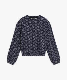 セール】30/7ｵｰｶﾞﾆｯｸ裏毛ﾌﾟﾚｼｬｽｷﾃｨﾌﾟﾘﾝﾄ（スウェット）｜Vivienne