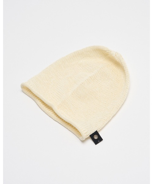wjk(ダヴルジェイケイ)の「GIMA roll knit beanie(ニットキャップ/ビーニー・メンズ・オフホワイト/トップグレー/ライトピンク・FREE)」の14枚目の写真