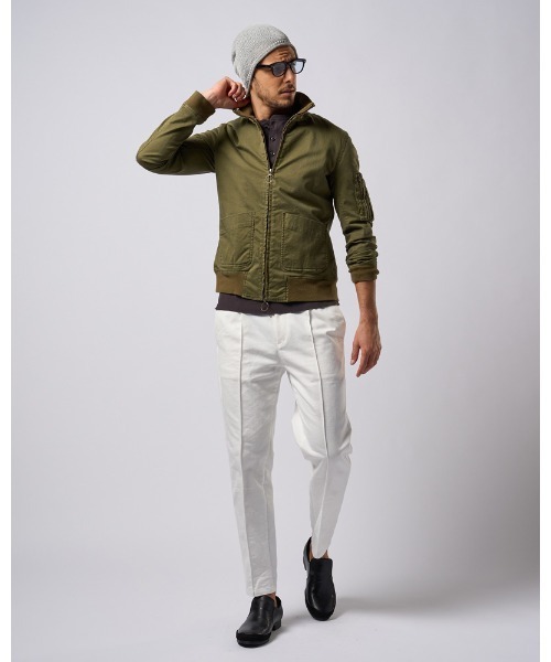 wjk(ダヴルジェイケイ)の「GIMA roll knit beanie(ニットキャップ/ビーニー・メンズ・オフホワイト/トップグレー/ライトピンク・FREE)」の5枚目の写真