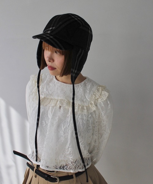 SANSeLF（サンセルフ）の「2way レースブラウス【SANSeLF】 sanw25s001（シャツ/ブラウス・レディース・ホワイト/ブラック・FREE）」の7枚目の写真