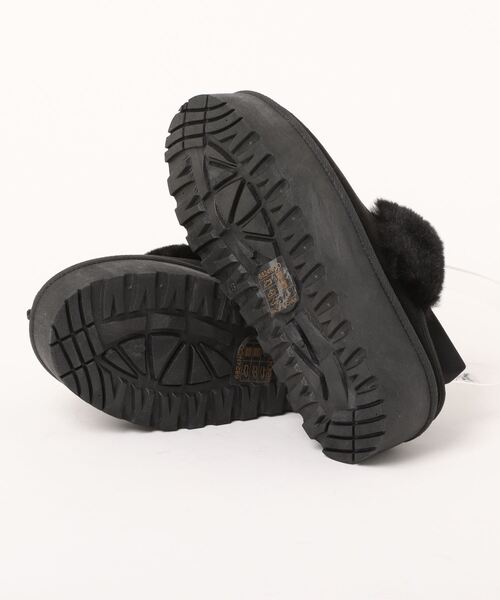 Remind me and forever（リマインドミーアンドフォーエバー）の「ムートンサボ（ブーツ・レディース・ライトベージュ/ブラック・MEDIUM/LARGE/X-LARGE/SMALL）」の15枚目の写真