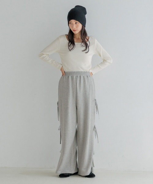 セール】2WAYリブタイトロングスリーブ 133775（Tシャツ