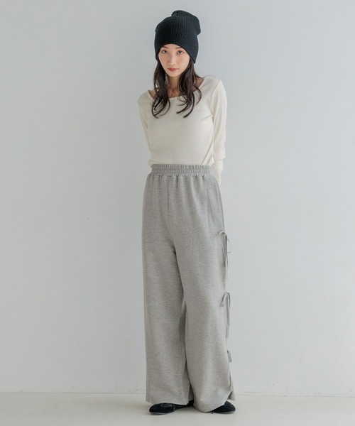 LOWRYS FARM（ローリーズファーム）の「２ＷＡＹリブタイトロングスリーブ　 133775（Tシャツ/カットソー・レディース・ピンク/アイボリー/ブラック/その他/ブルー・FREE）」の7枚目の写真