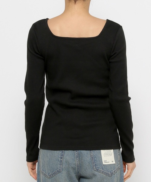 セールスマン セール】2WAYリブタイトロングスリーブ 133775（Tシャツ