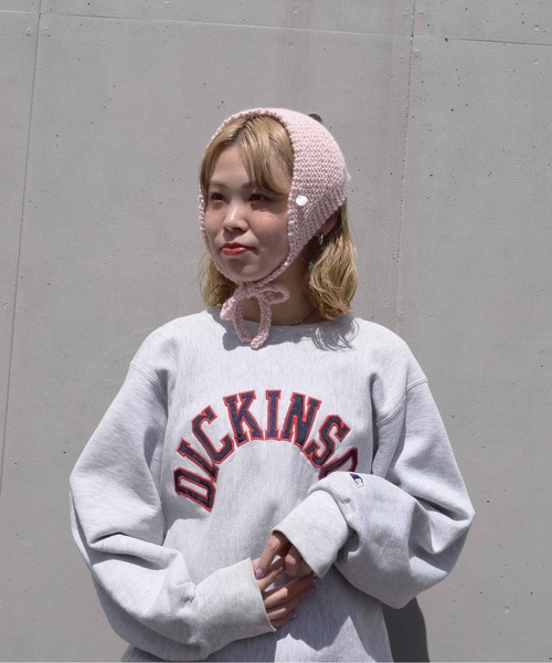 WEGO（ウィゴー）の「WEGO/ニットスカーフ　チャーム付き（バンダナ/スカーフ・レディース・ピンク/ブルー/アイボリー/キャメル/ブラック・FREE）」の17枚目の写真