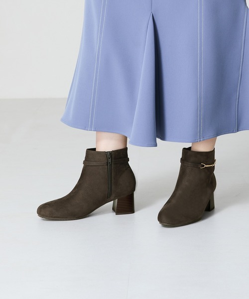 【セール】2024秋冬新作 ビットモチーフミドルヒールブーツ 42406（ブーツ）｜WA ORiental TRaffic（ダブルエーオリエンタルトラフィック）