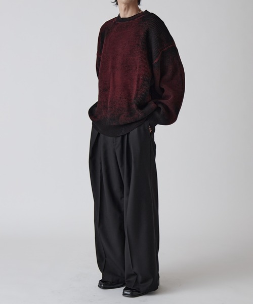 片畦グランジニット（ニット/セーター）｜Lui's（ルイス）の