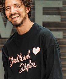mlt4815-felkod_style Print Long Sleeve Tee カットソー