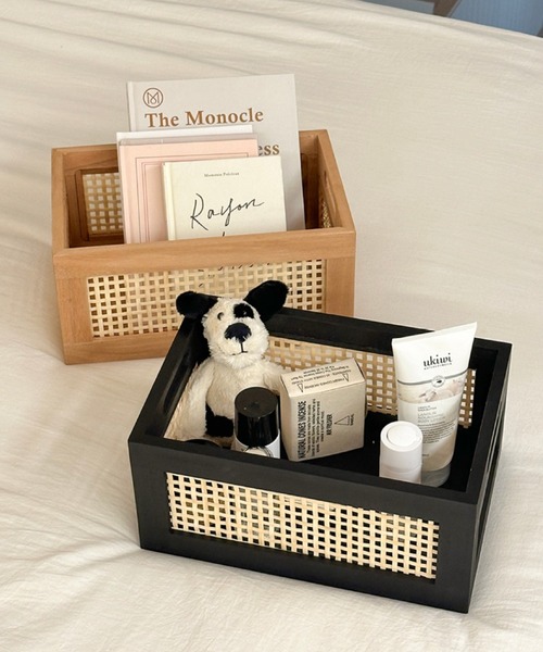 セール】ラタン収納ボックス（収納グッズ）｜Made in I（メイドイン