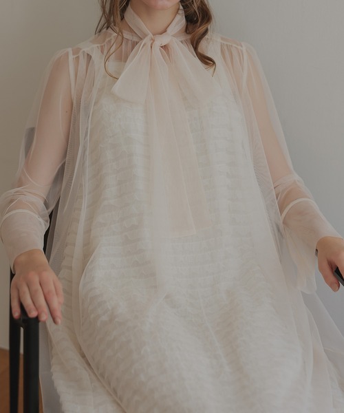 Dorry Doll(ドリードール)の「ミニフリルレイヤードドレス 結婚式お呼ばれ謝恩会オケージョンドレス(ドレス・レディース・ホワイト系/ピンク/ブラック・MEDIUM)」の18枚目の写真
