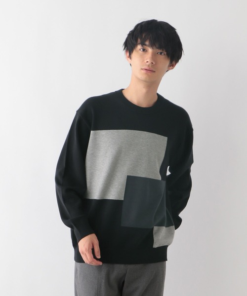 GLOBAL WORK(グローバルワーク)の「メルティ切り替えプルオーバー/116373(ニット/セーター・メンズ・ブラック/グレイッシュベージュ・LARGE/SMALL/X-LARGE/MEDIUM)」の20枚目の写真