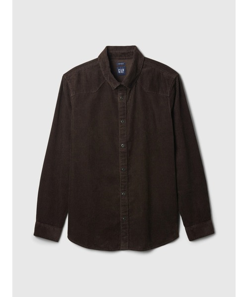 GAP（ギャップ）の「コーデュロイ ウェスタンシャツ（シャツ/ブラウス・メンズ・グリーン/ブラウン・L/S/XL/M/XS）」の10枚目の写真
