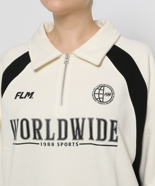 【セール】Filluminate/WW ハーフジップT(ウラケ)(Tシャツ/カットソー)|ALAND(エーランド) 【セール】Filluminate/WW ハーフジップT(ウラケ)(Tシャツ/カットソー)|ALAND(エーランド)