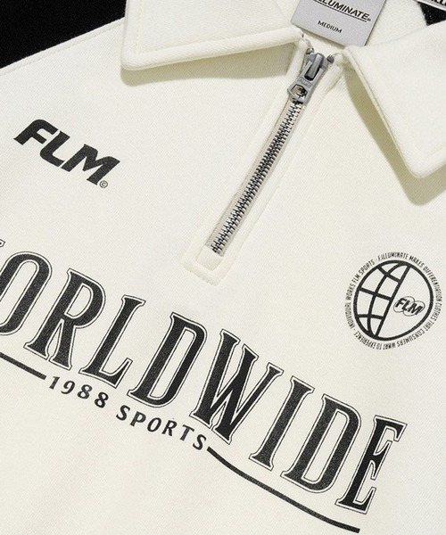 【セール】Filluminate/WW ハーフジップT(ウラケ)(Tシャツ/カットソー)|ALAND(エーランド) 【セール】Filluminate/WW ハーフジップT(ウラケ)(Tシャツ/カットソー)|ALAND(エーランド)