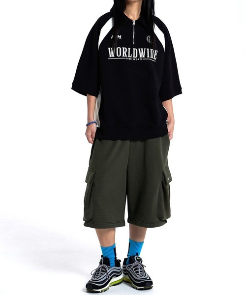 【セール】Filluminate/WW ハーフジップT(ウラケ)(Tシャツ/カットソー)|ALAND(エーランド) 【セール】Filluminate/WW ハーフジップT(ウラケ)(Tシャツ/カットソー)|ALAND(エーランド)