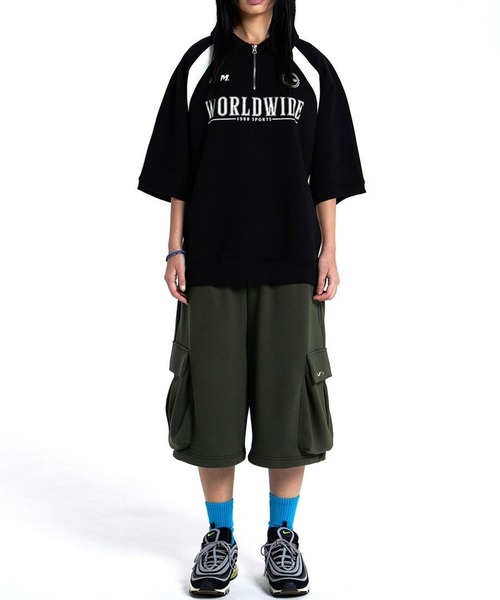 【セール】Filluminate/WW ハーフジップT(ウラケ)(Tシャツ/カットソー)|ALAND(エーランド) 【セール】Filluminate/WW ハーフジップT(ウラケ)(Tシャツ/カットソー)|ALAND(エーランド)