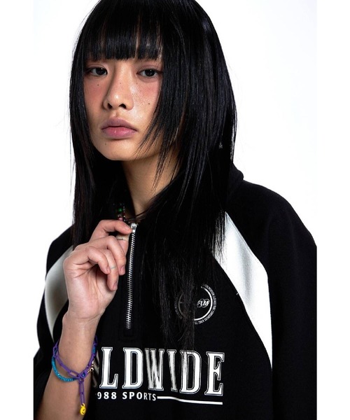 【セール】Filluminate/WW ハーフジップT(ウラケ)(Tシャツ/カットソー)|ALAND(エーランド) 【セール】Filluminate/WW ハーフジップT(ウラケ)(Tシャツ/カットソー)|ALAND(エーランド)