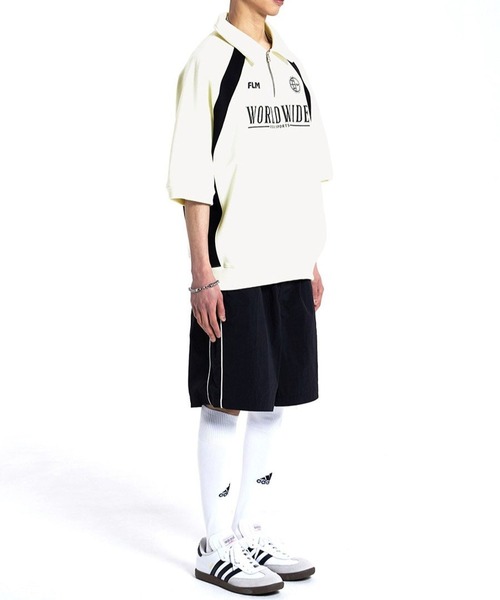 【セール】Filluminate/WW ハーフジップT(ウラケ)(Tシャツ/カットソー)|ALAND(エーランド) 【セール】Filluminate/WW ハーフジップT(ウラケ)(Tシャツ/カットソー)|ALAND(エーランド)