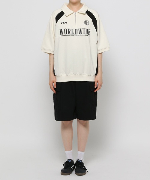 【セール】Filluminate/WW ハーフジップT(ウラケ)(Tシャツ/カットソー)|ALAND(エーランド) 【セール】Filluminate/WW ハーフジップT(ウラケ)(Tシャツ/カットソー)|ALAND(エーランド)