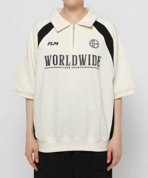 【セール】Filluminate/WW ハーフジップT(ウラケ)(Tシャツ/カットソー)|ALAND(エーランド) 【セール】Filluminate/WW ハーフジップT(ウラケ)(Tシャツ/カットソー)|ALAND(エーランド)