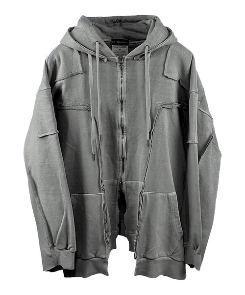 SURGERY(サージェリー)の「SURGERY/サージェリー Remake Over Pigment Hood Jacket ジップフーディー(パーカー・メンズ・グレー・ONE SIZE)」の14枚目の写真