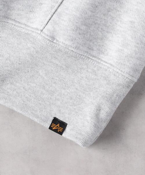 Alpha Industries（アルファインダストリーズ）の「ALPHA(アルファ)【メンズ】バックフライングパーカー（パーカー・メンズ・グレー/ブラック・XL/L/M）」の7枚目の写真