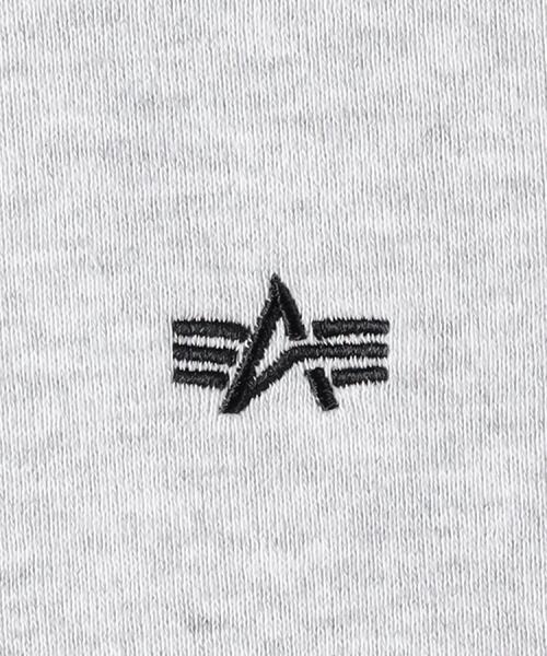 Alpha Industries（アルファインダストリーズ）の「ALPHA(アルファ)【メンズ】バックフライングパーカー（パーカー・メンズ・グレー/ブラック・XL/L/M）」の9枚目の写真