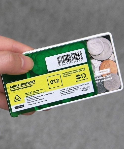 GEORGE'S（ジョージズ）の「アナハイム マネーカード（札入れ/マネークリップ・メンズ・ブルー/グリーン・FREE）」の2枚目の写真