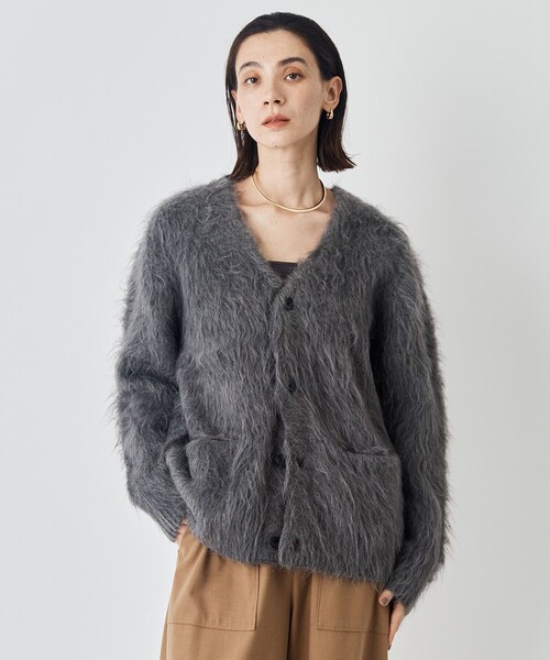 【セール】シャギーニット カーディガン（カーディガン/ボレロ）｜UNFILO（アンフィーロ） 6,698円