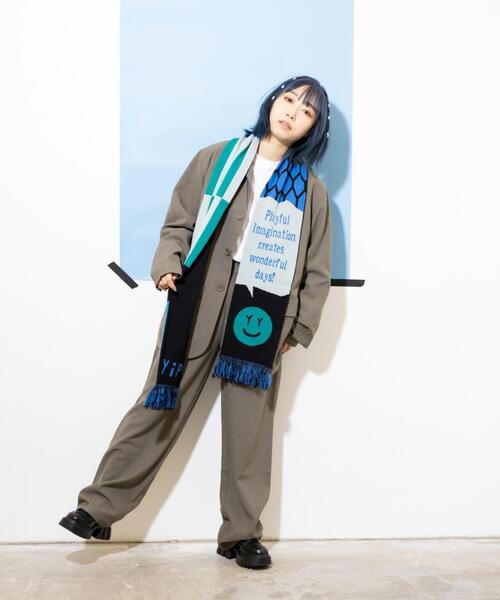 L.H.P(エルエイチピー)の「yipyip/イップイップ/SOCCER MUFFLER(マフラー・レディース・ブラック・FREE)」の15枚目の写真