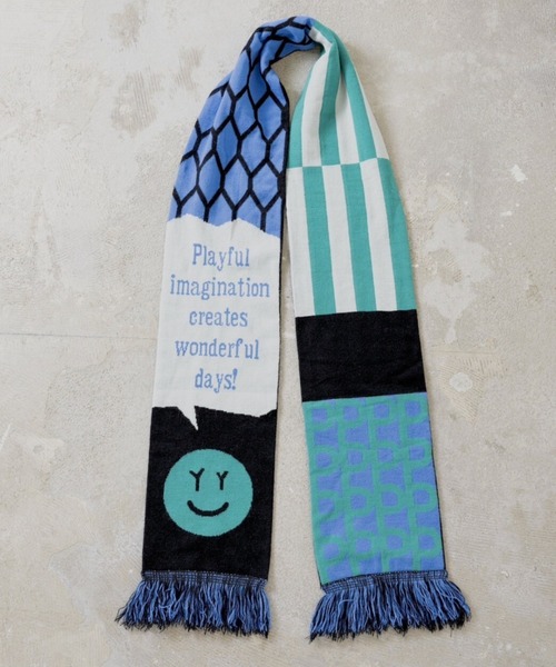 L.H.P(エルエイチピー)の「yipyip/イップイップ/SOCCER MUFFLER(マフラー・レディース・ブラック・FREE)」の12枚目の写真