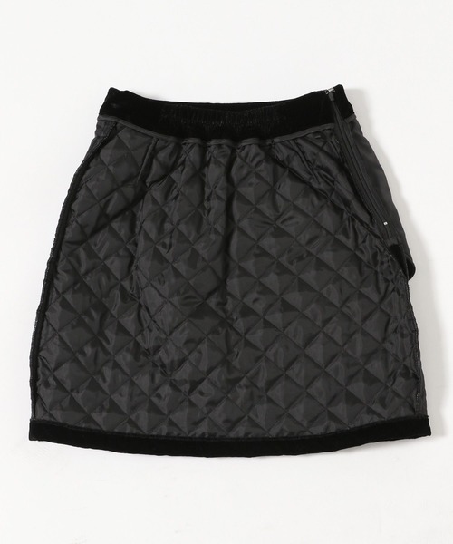 LOWRYS FARM（ローリーズファーム）の「ビジューベロアミニＳＫ 147609（スカート・レディース・グレー/ブラック系その他/ブラック・FREE）」の22枚目の写真