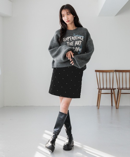 セール】ビジューベロアミニSK 147609（スカート）｜LOWRYS FARM