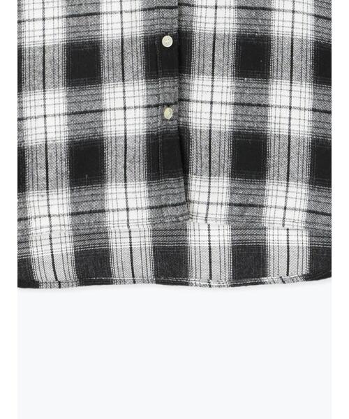Lugnoncure（ルノンキュール）の「ネルチェックオーバーシャツ（シャツ/ブラウス・レディース・ネイビー/ブラック/ベージュ・F）」の20枚目の写真