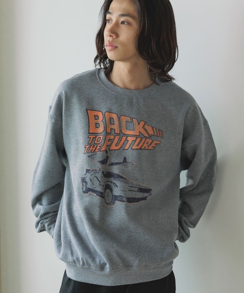 ROOPTOKYO（ループトウキョウ）の「Back To the Future_Men's Sweatshirts  バック・トゥ・ザ・フューチャー スウェット（スウェット・メンズ・ヘザーグレー・XL/L/M）」の7枚目の写真