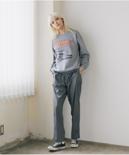 ROOPTOKYO（ループトウキョウ）の「Back To the Future_Men's Sweatshirts  バック・トゥ・ザ・フューチャー スウェット（スウェット・メンズ・ヘザーグレー・XL/L/M）」の6枚目の写真