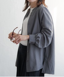 ikka | 前後2WAYバンドカラーシャツ(シャツ/ブラウス)