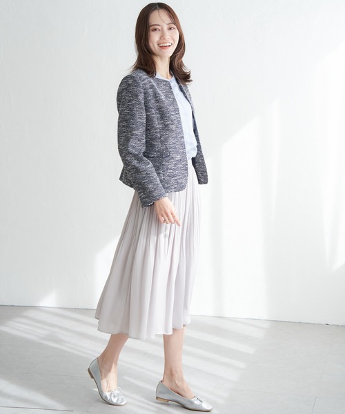 ikka(イッカ)の「前後2WAYバンドカラーシャツ(シャツ/ブラウス・レディース・グリーン/ブルー/オフホワイト/チャコールグレー・M/L/S)」の15枚目の写真