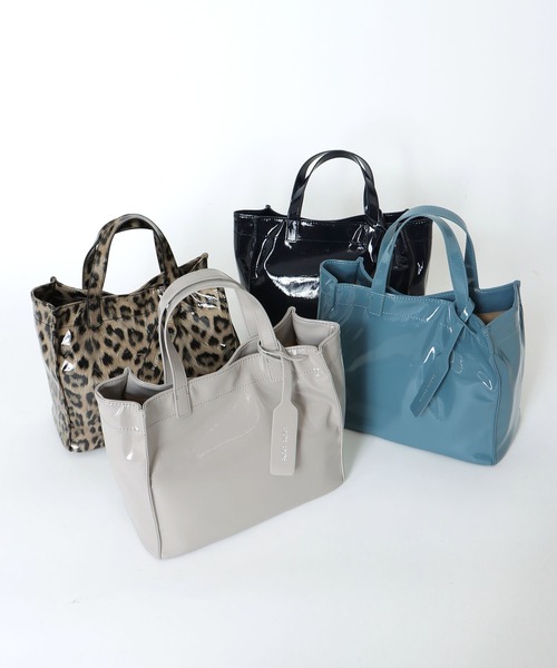 ソフトエナメルショッパーBAG S（トートバッグ）｜Three Four Time（スリーフォータイム）