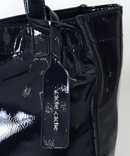 ソフトエナメルショッパーBAG S（トートバッグ）｜Three Four Time（スリーフォータイム）