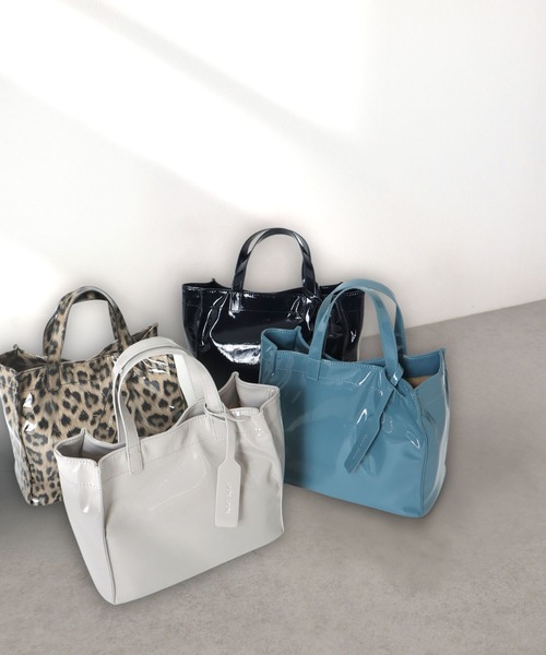 ソフトエナメルショッパーBAG S（トートバッグ）｜Three Four Time（スリーフォータイム）