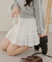 APPORTE PAR LES MARCHES | フリルミニスカート(スカート)