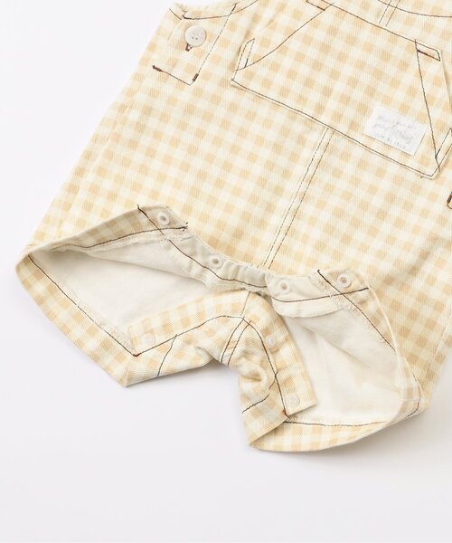 apres les cours（アプレレクール）の「ベビーサロペット（その他ベビーウェア・キッズ・ベージュ/インディゴブルー・70/80）」の10枚目の写真