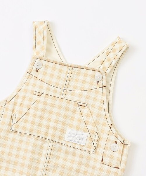 apres les cours（アプレレクール）の「ベビーサロペット（その他ベビーウェア・キッズ・ベージュ/インディゴブルー・70/80）」の14枚目の写真