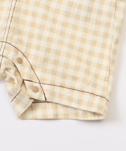 apres les cours（アプレレクール）の「ベビーサロペット（その他ベビーウェア・キッズ・ベージュ/インディゴブルー・70/80）」の18枚目の写真