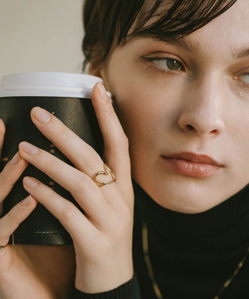 リング シルバー925 指輪 ハート 金属アレルギー対応【Loviella ロヴィエラ】（リング）｜Ops.（オプス）