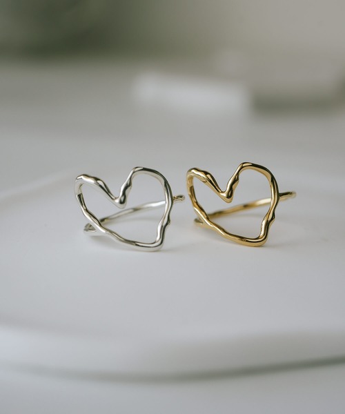 リング シルバー925 指輪 ハート 金属アレルギー対応【Loviella ロヴィエラ】（リング）｜Ops.（オプス）